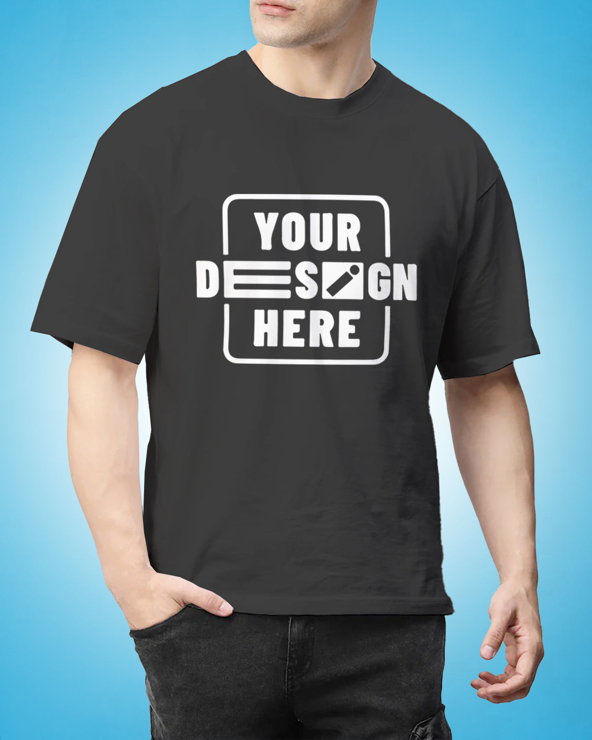 T-Shirt # Xxl Unisex Black # In Brackets