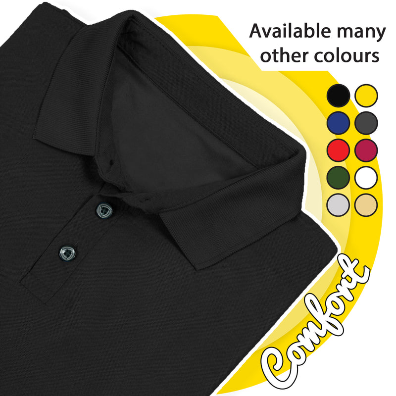 Black Polo Color T-shirt