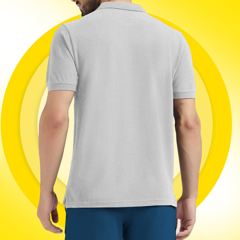 Grey Polo Color T-shirt